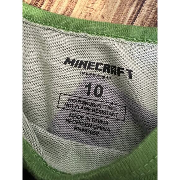 Minecraft Creeper Mojang Pajama Set Boys - Picture 6 of 6